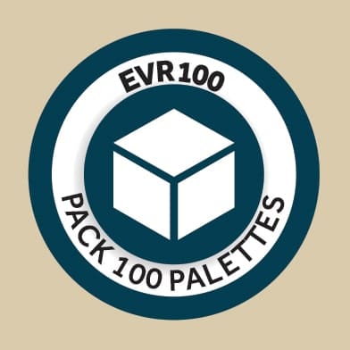 Pack 100 palettes