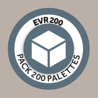 Pack 200 palettes